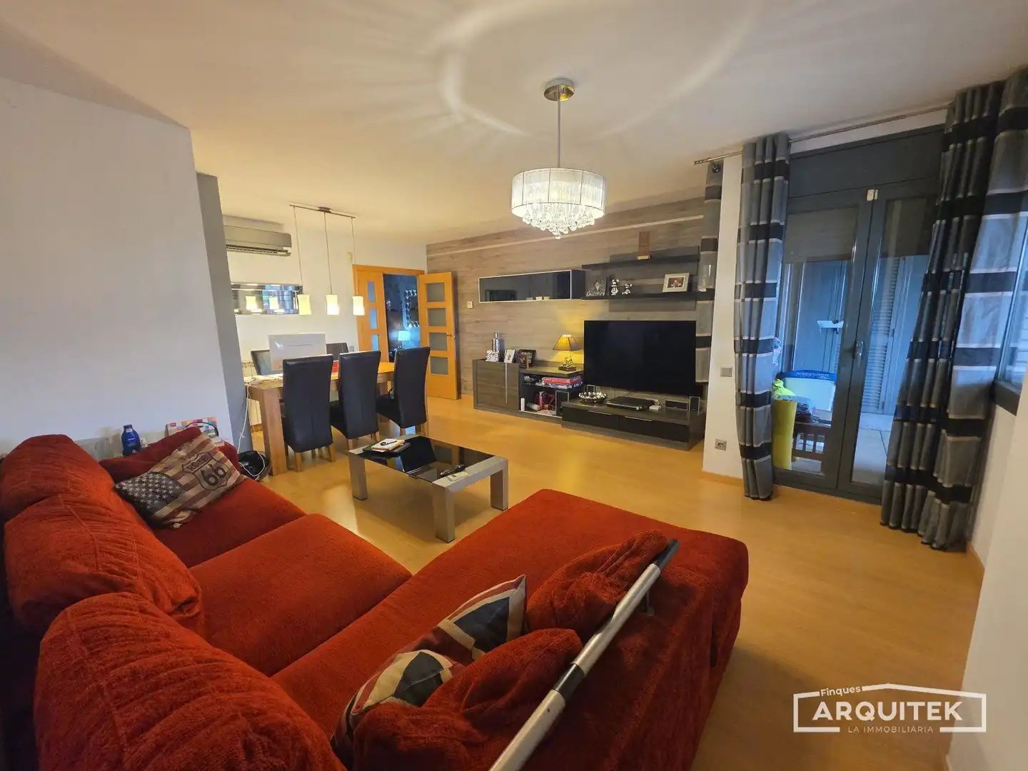 Sala d'estar de Pis en venda en Lleida amb Aire condicionat, Calefacció i Jardí privat