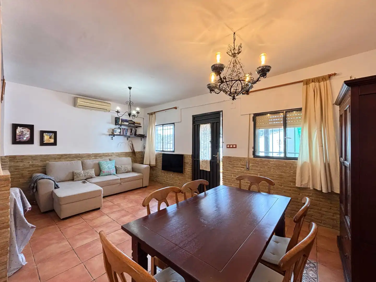 Dining room of Houses for sale in Marines  with Air Conditioner, Terrace and Furnished