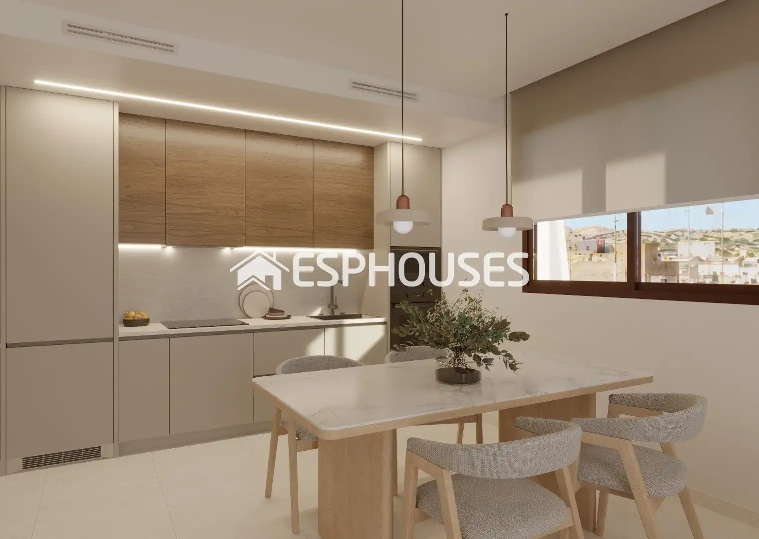 Erdgeschosswohnung mit Terrasse zum Verkauf in Santa Pola ciudad, imagen 3