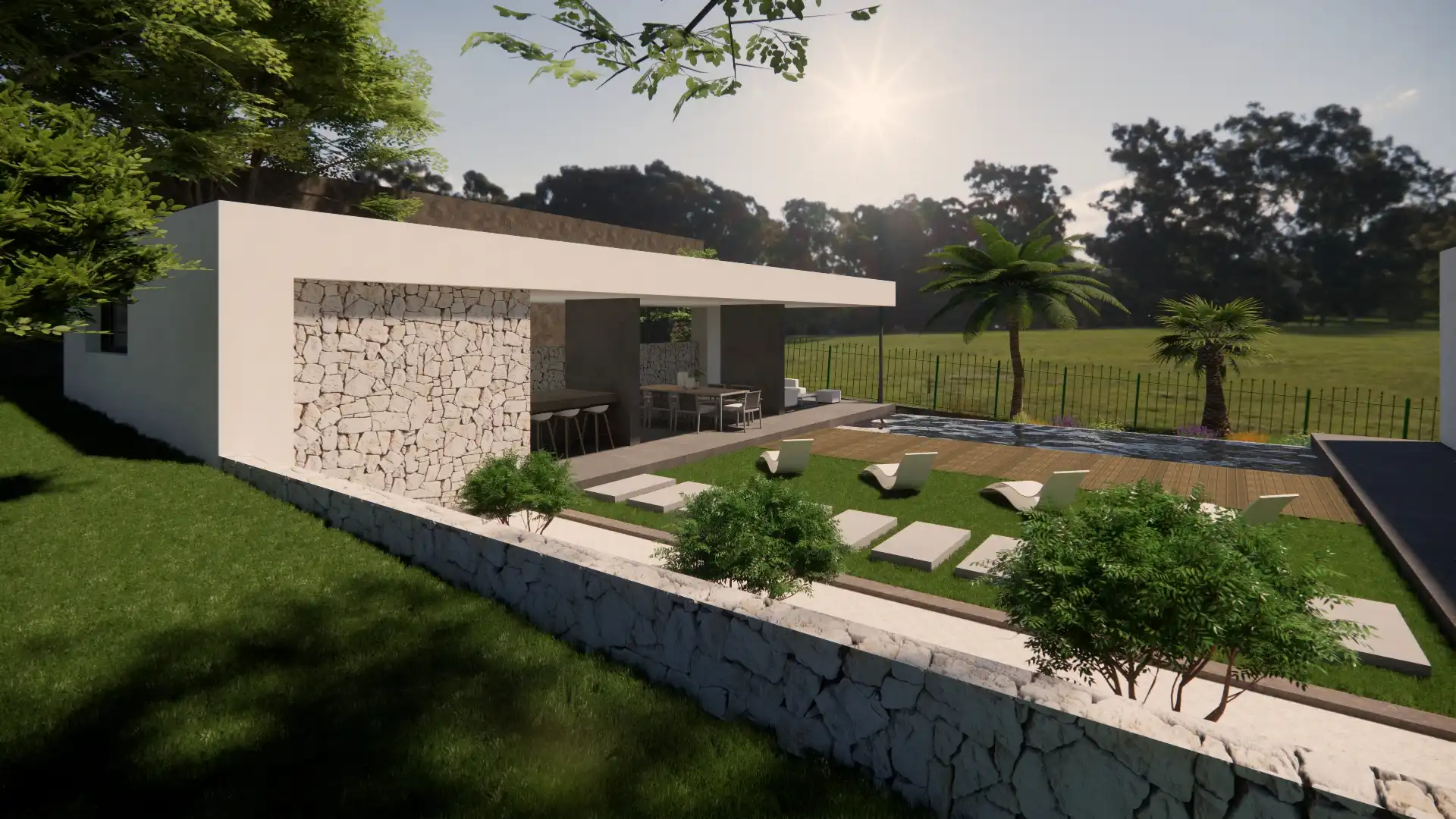 Terraza de Casa o chalet en venta en Sant Esteve Sesrovires con Aire acondicionado, Calefacción y Jardín privado
