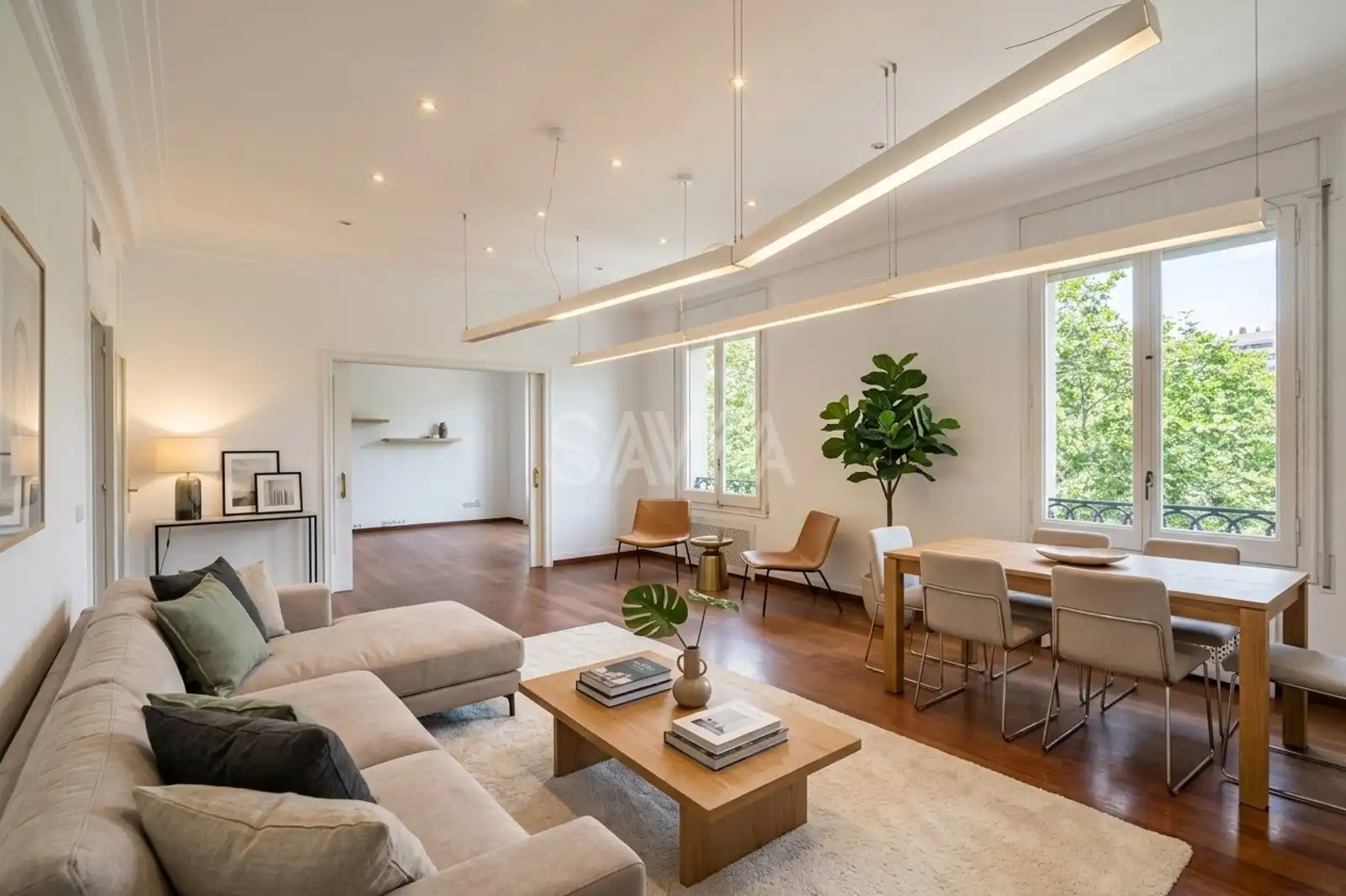 Sala de estar de Piso en venta en Barcelona con Calefacción y Trastero