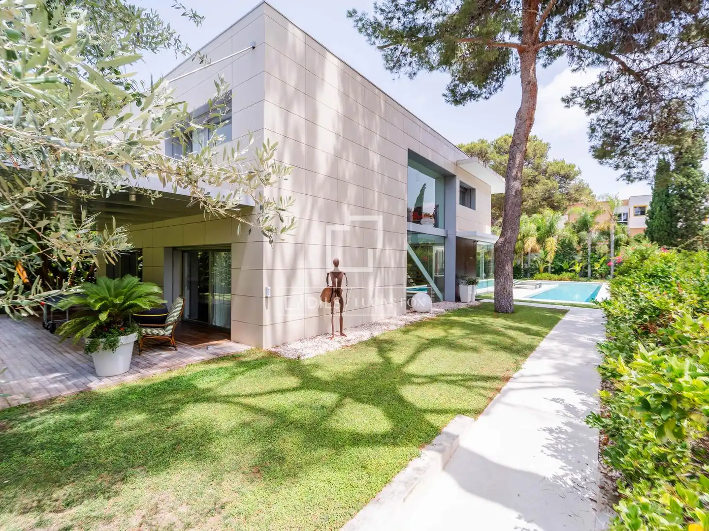 Vista exterior de Casa o chalet en venta en Godella con Aire acondicionado, Calefacción y Jardín privado