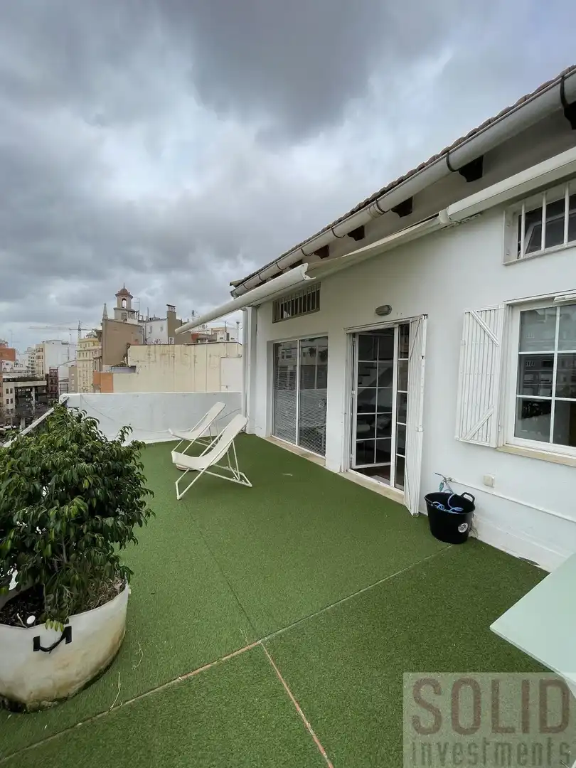Terraza de Ático en venta en Valencia con Terraza
