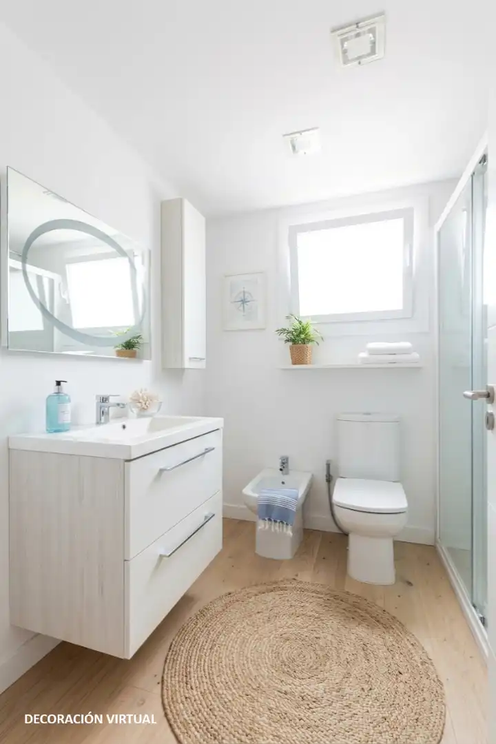 Bathroom of Attic for sale in Vilanova i la Geltrú  with Air Conditioner, Heating and Terrace