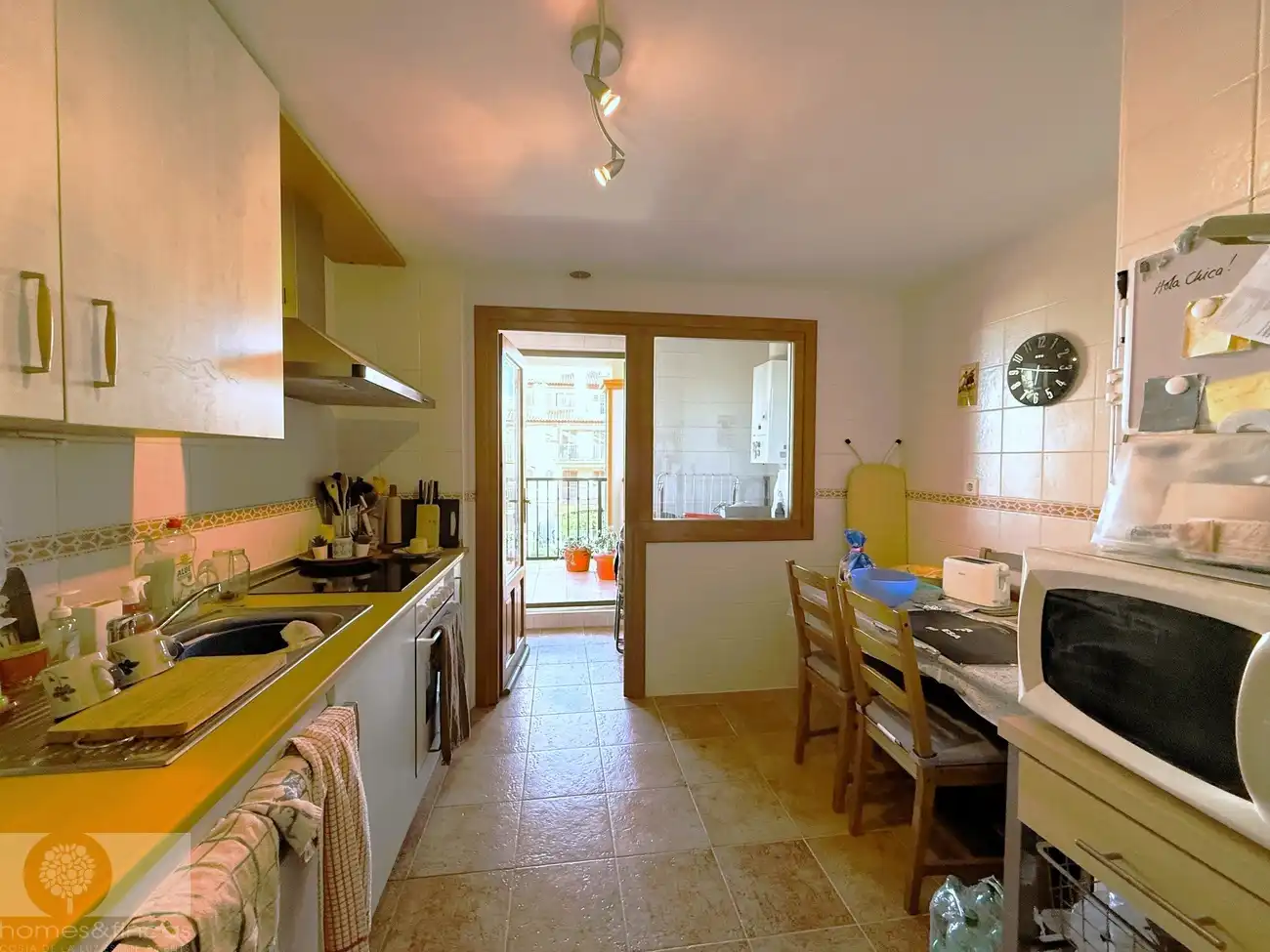 Kitchen of Flat for sale in Ayamonte  with Air Conditioner, Furnished and Community pool