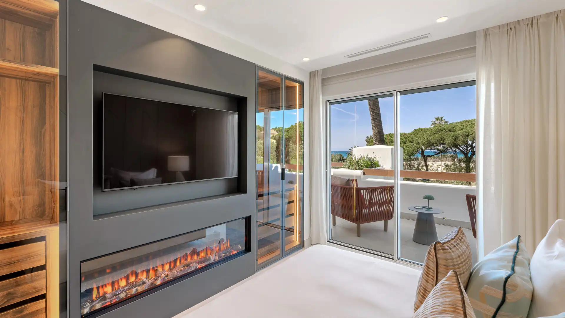 Sala d'estar de Apartament en venda en Marbella amb Aire condicionat, Terrassa i Piscina