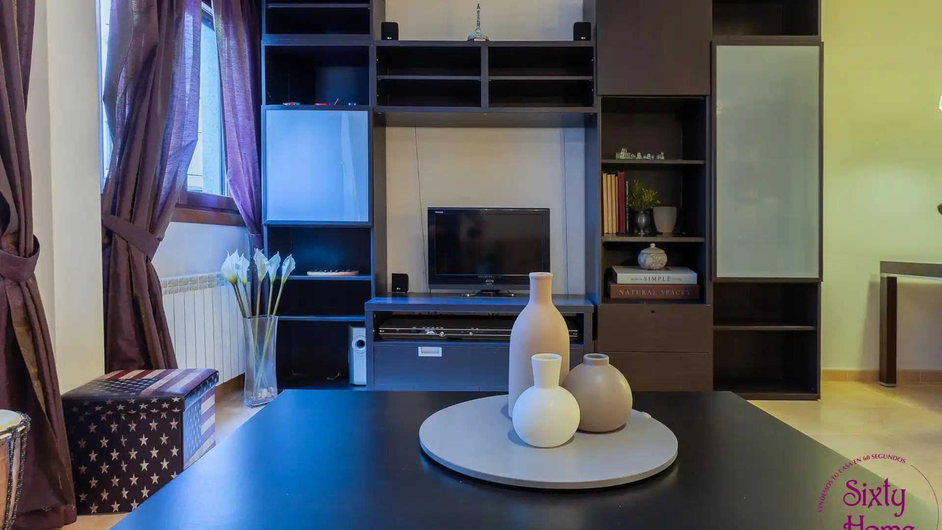 Sala de estar de Piso en venta en Calatayud con Calefacción, Terraza y Amueblado