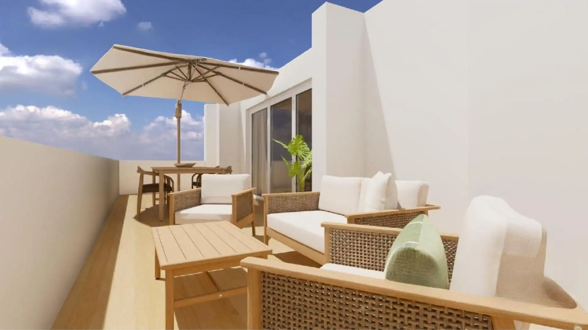 Terrace of Apartments for sale in Ojén  with Air Conditioner, Heating and Storage room
