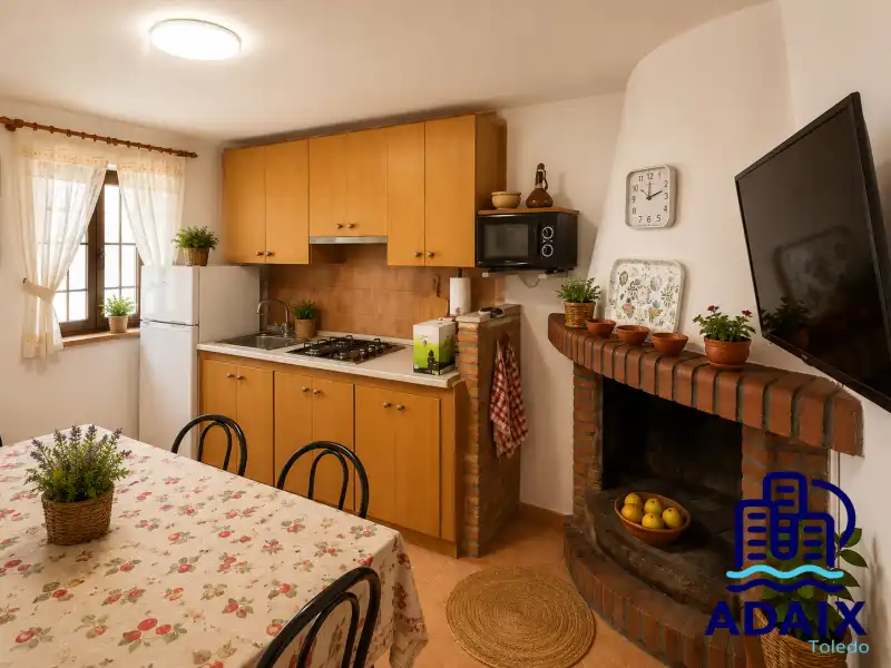 Cocina de Casa o chalet en venta en La Villa de Don Fadrique con Calefacción