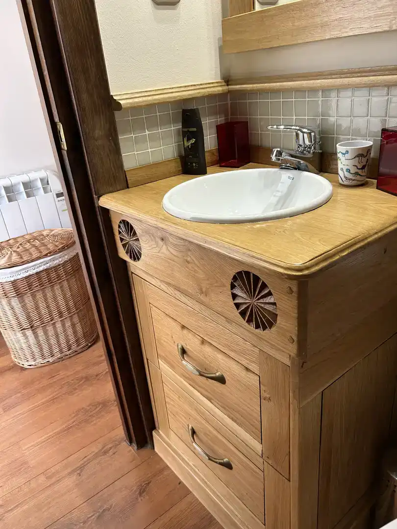 Baño de Casa o chalet en venta en Hermandad de Campoo de Suso con Jardín privado, Parquet y Trastero