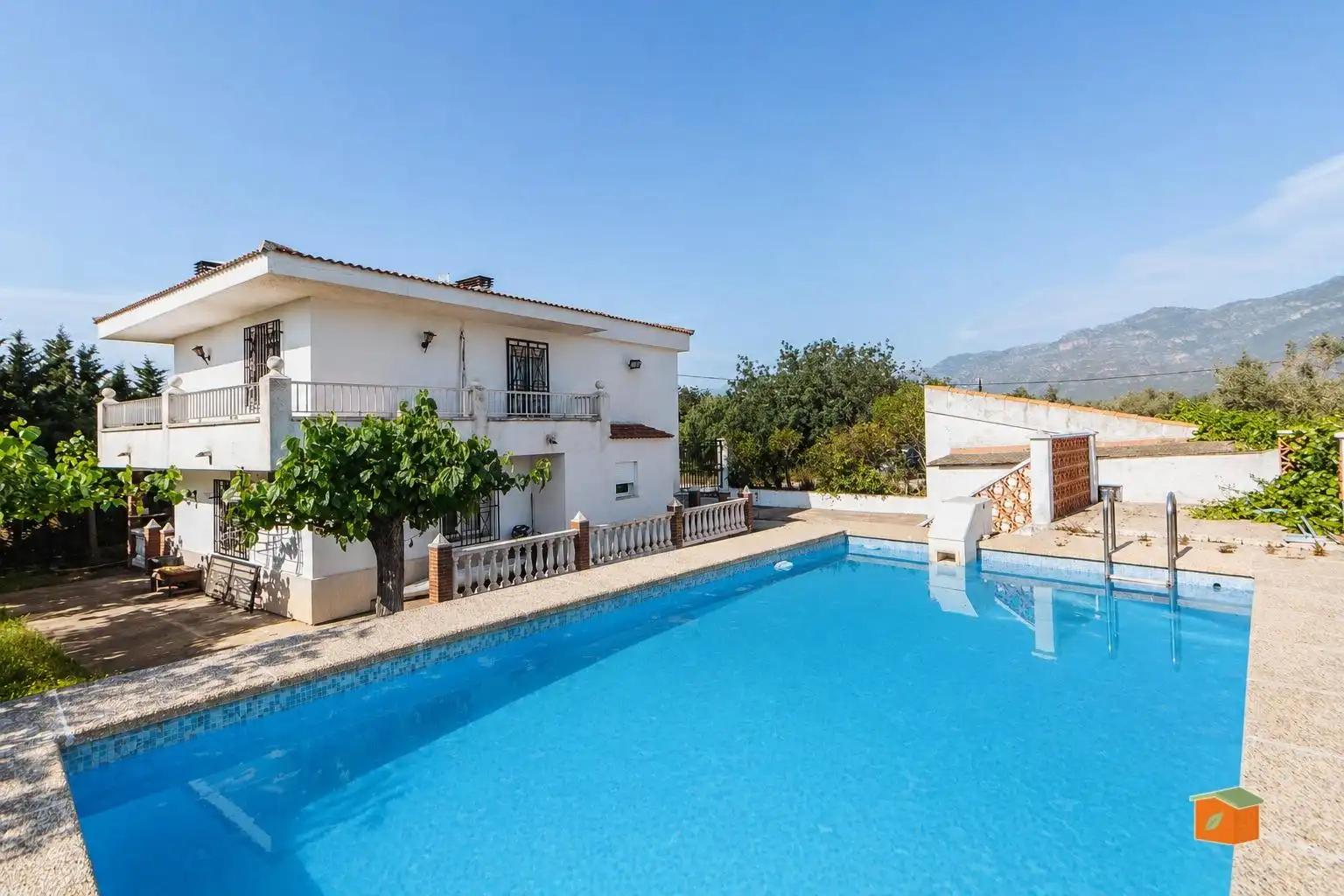 Swimming pool of Houses for sale in Roquetes  with Air Conditioner, Parquet flooring and Swimming Pool