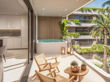 Apartamento con balcón en venta en San Pedro de Alcántara