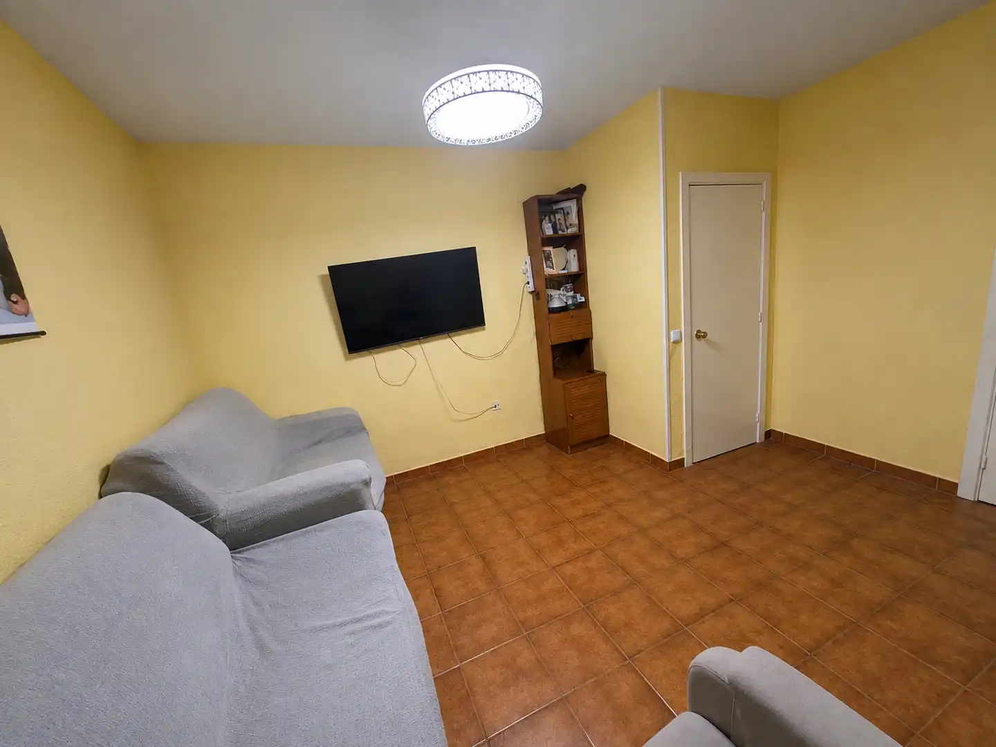 Sala d'estar de Pis en venda en Ciudad Real amb Aire condicionat, Terrassa i Moblat