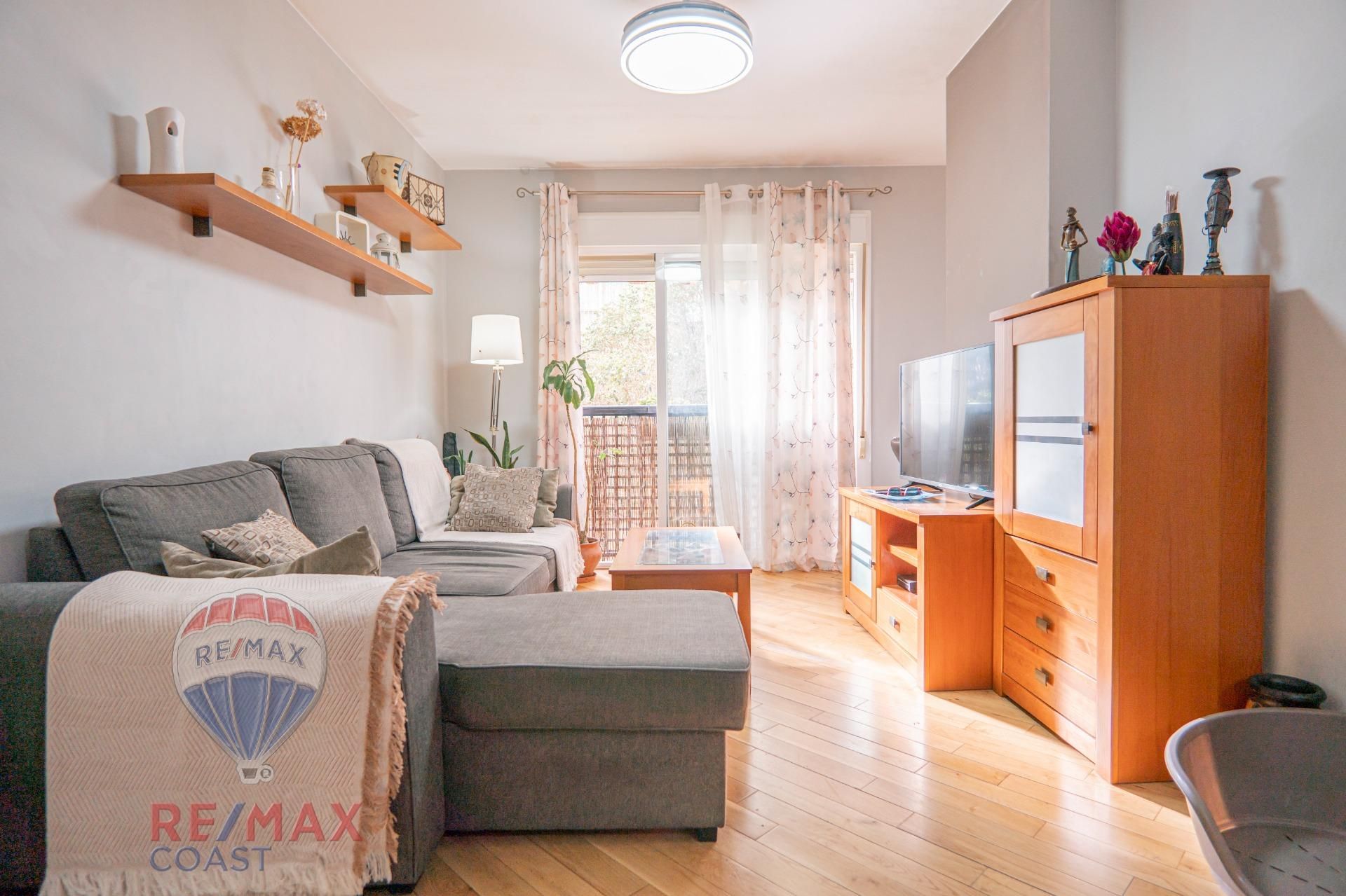 Sala de estar de Piso en venta en Málaga Capital con Calefacción, Parquet y Terraza