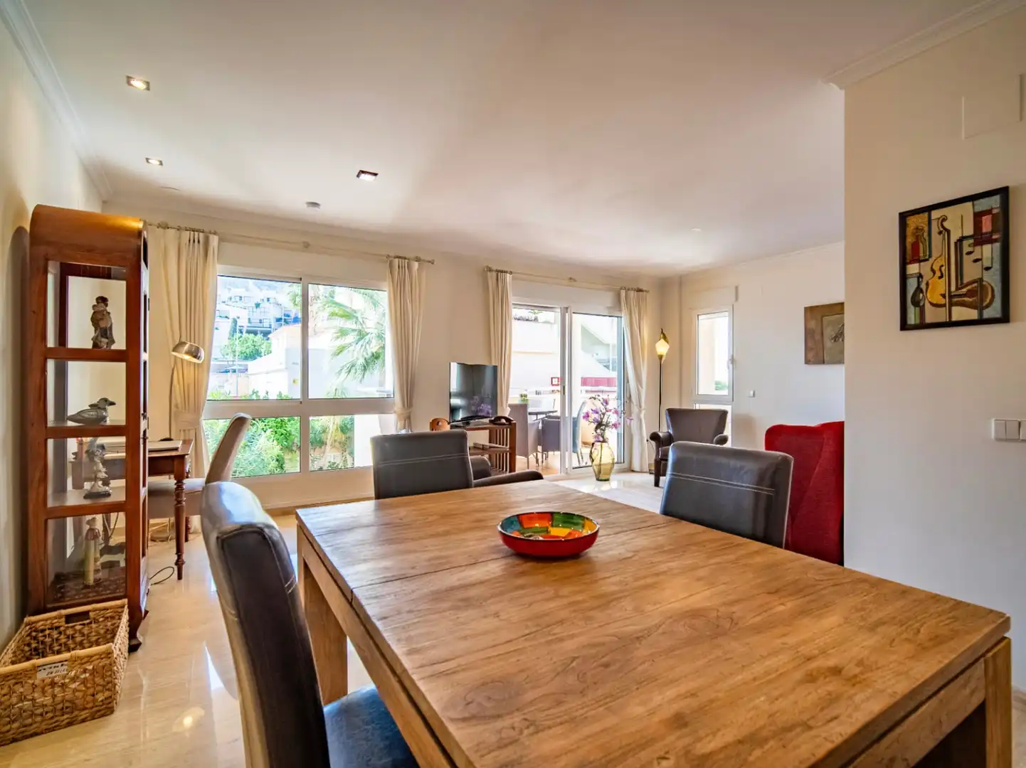 Dining room of Apartments for sale in L'Alfàs del Pi  with Air Conditioner, Heating and Private garden