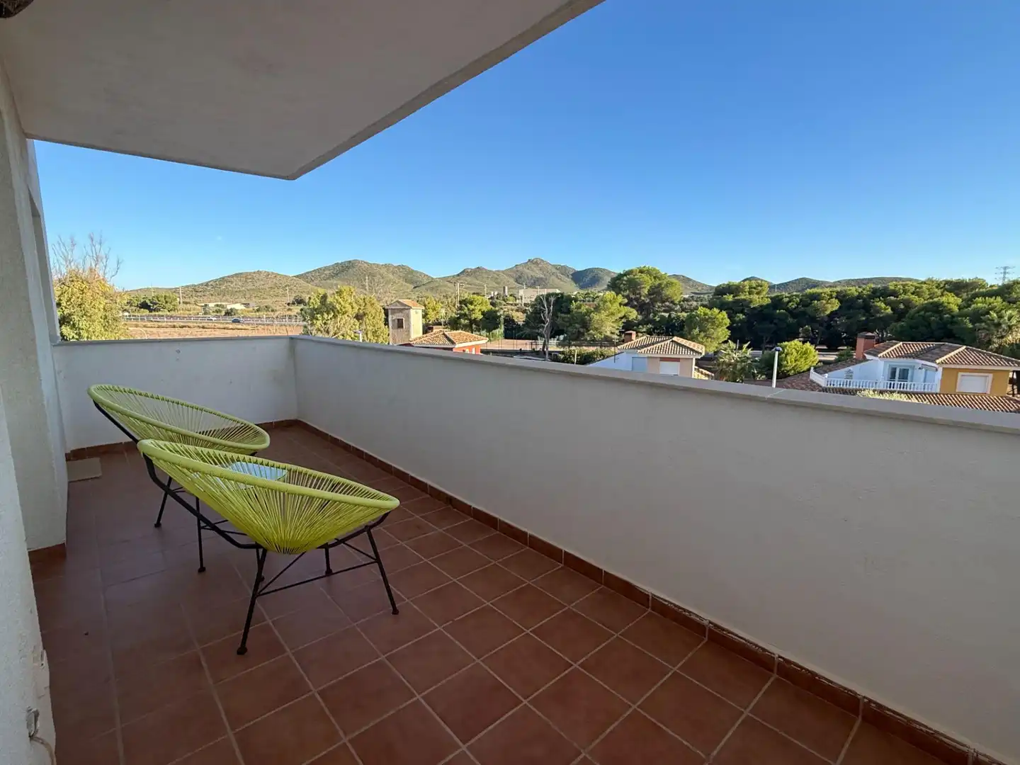 Terrace of Flat for rent in Cartagena  with Furnished, Balcony and Community pool