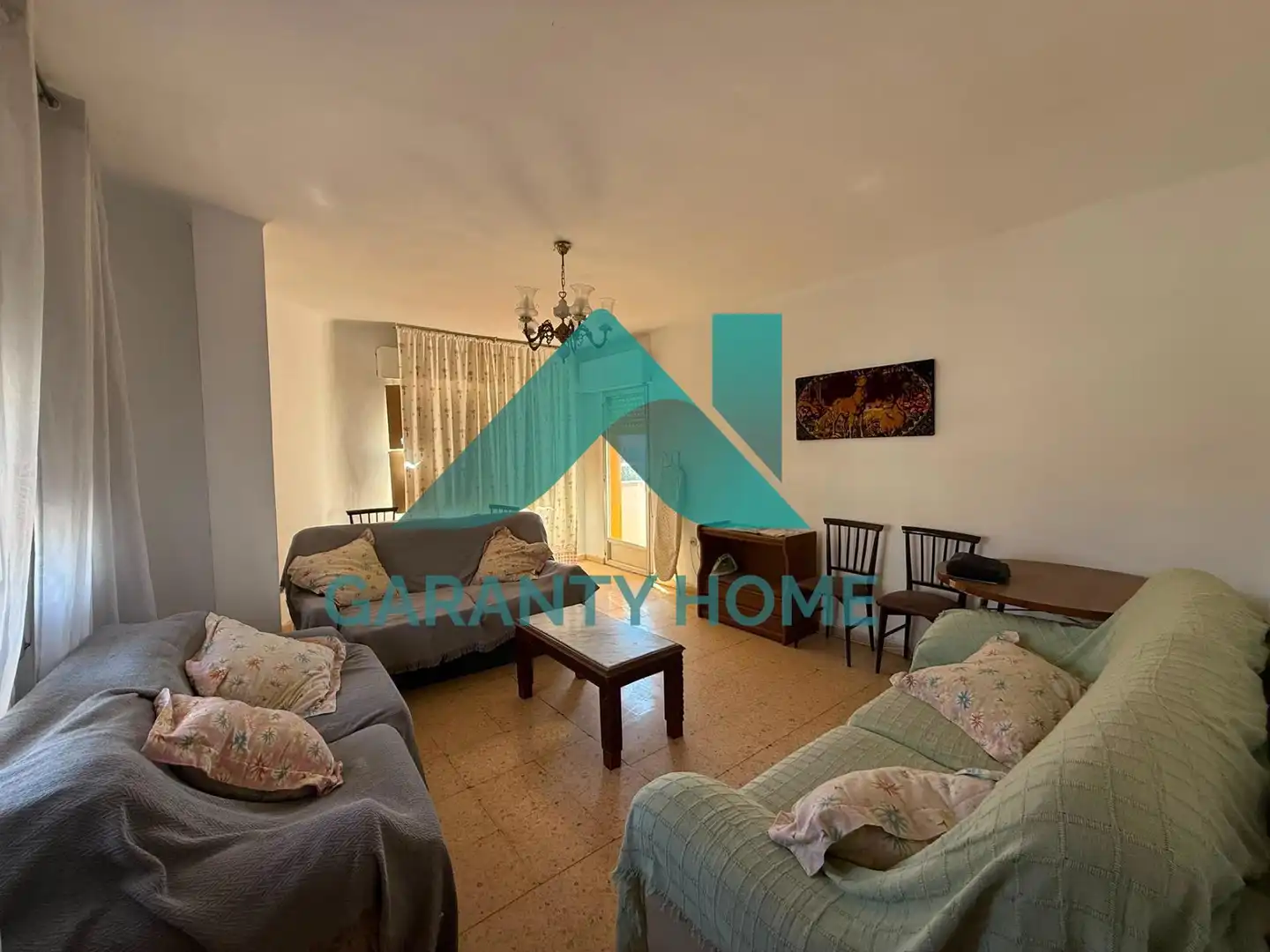Wohnzimmer von Wohnung zur Miete in Cáceres mit Heizung, Terrasse und Möbliert