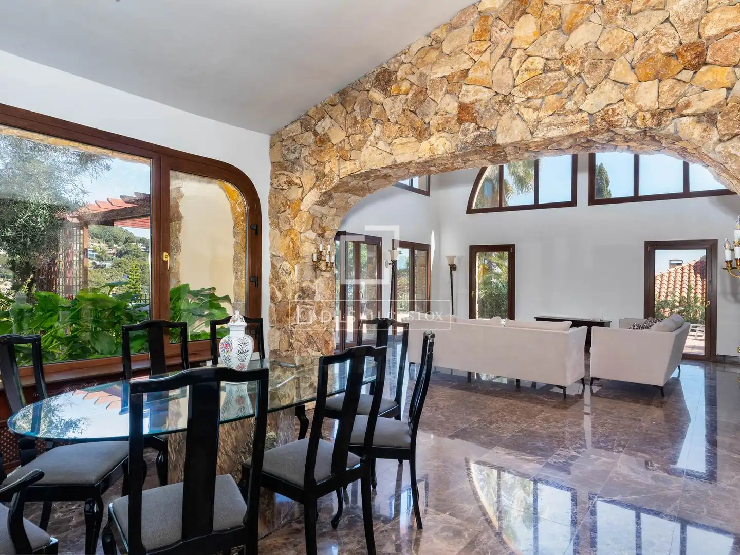 Comedor de Casa o chalet en venta en Blanes con Aire acondicionado, Calefacción y Jardín privado