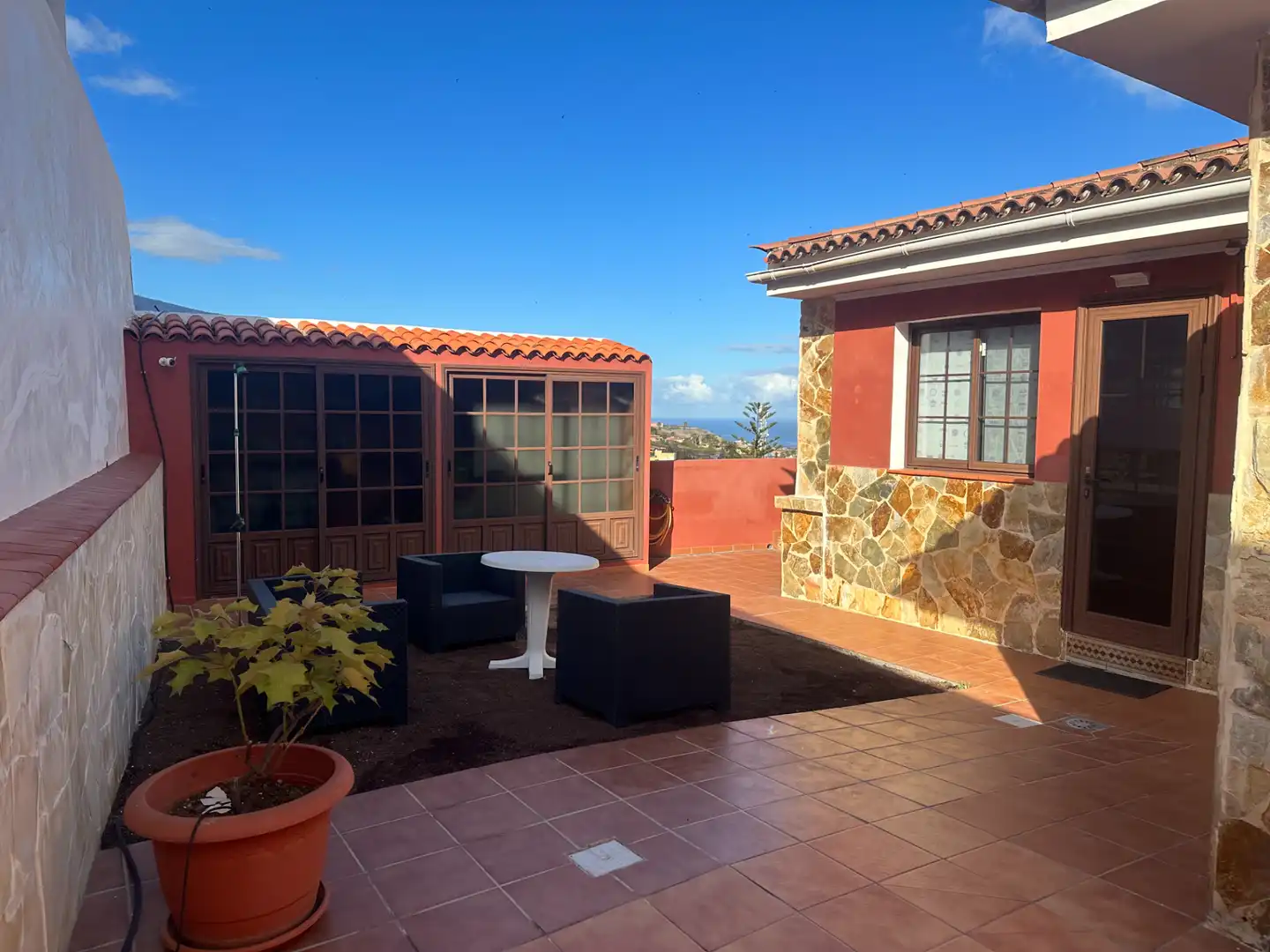 Terraza de Casa o chalet de alquiler en La Orotava con Jardín privado, Terraza y Trastero