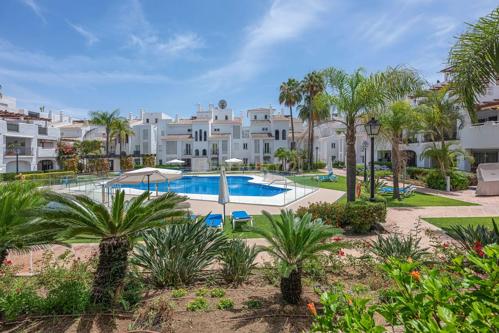 Jardín de Apartamento en venta en Marbella con Aire acondicionado, Jardín privado y Trastero