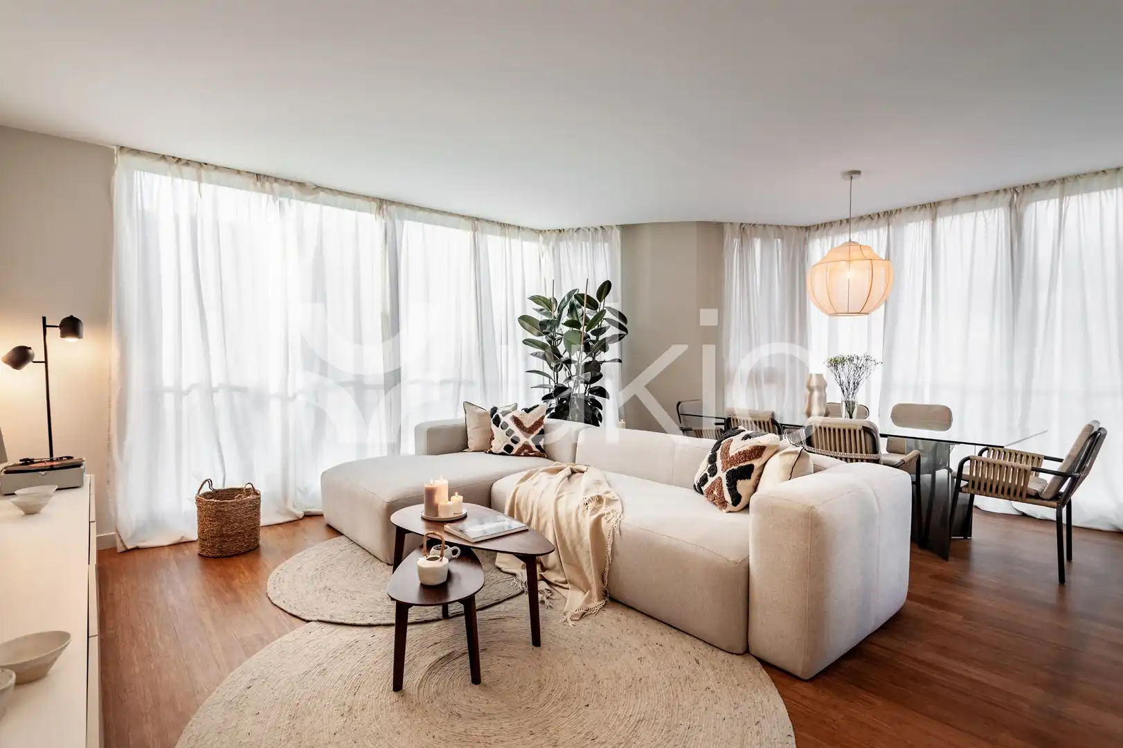 Sala de estar de Apartamento de alquiler en Madrid con Calefacción, Terraza y Amueblado