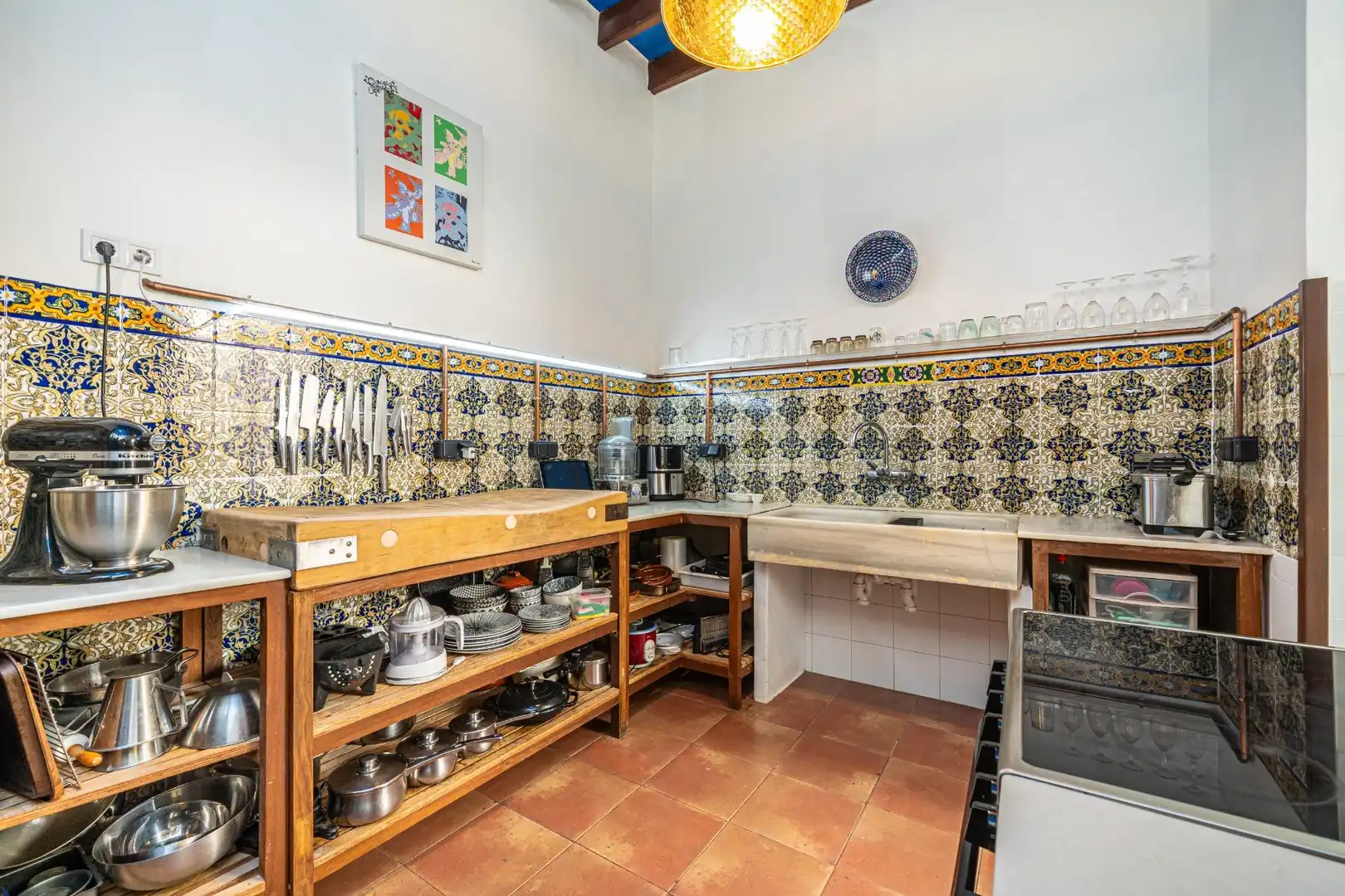 Cuina de Planta baixa en venda en  Palma de Mallorca amb Aire condicionat, Calefacció i Jardí privat