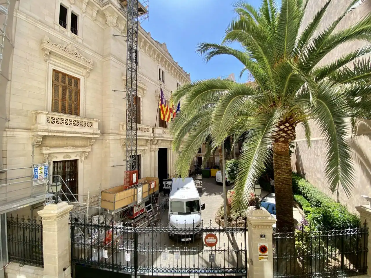 Vista exterior de Pis de lloguer en  Palma de Mallorca amb Aire condicionat, Calefacció i Moblat