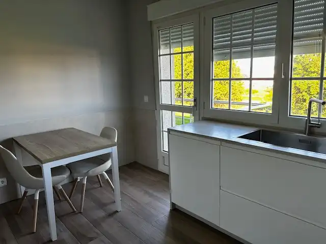 Cocina de Casa o chalet en venta en A Illa de Arousa  con Calefacción, Jardín privado y Terraza