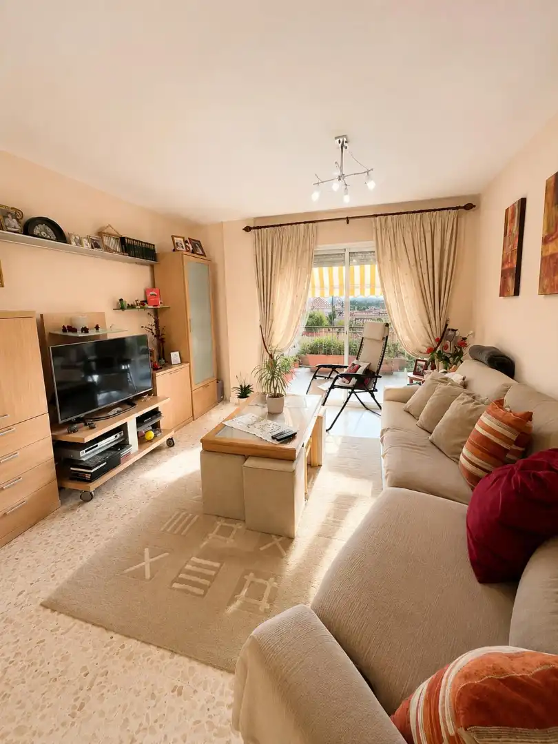 Sala d'estar de Àtic en venda en Mijas amb Aire condicionat, Terrassa i Traster