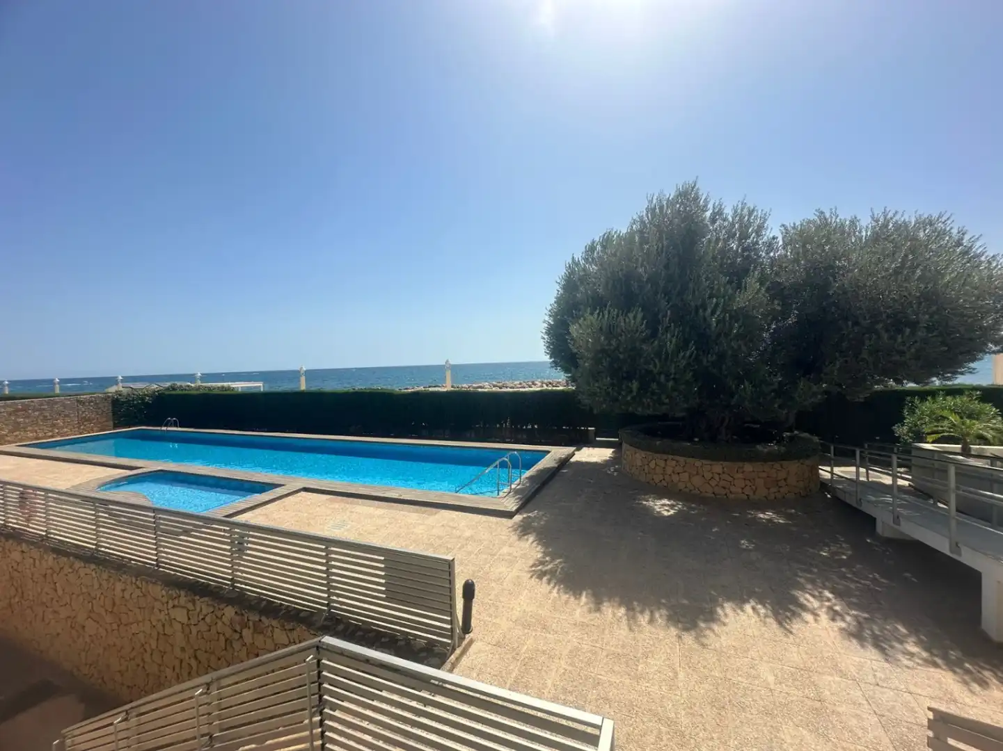 Piscina de Piso de alquiler en Altea con Aire acondicionado, Calefacción y Jardín privado