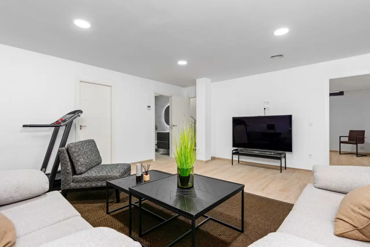 Sala d'estar de Casa o xalet en venda en Rojales amb Aire condicionat, Jardí privat i Terrassa