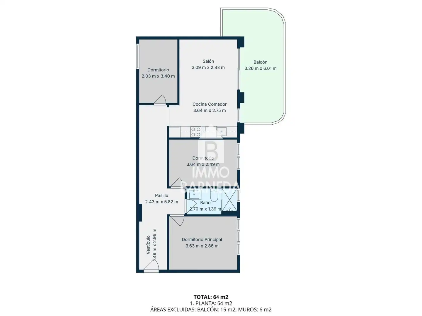 Piso con terraza en venta en Roca Negra 12, imagen 25