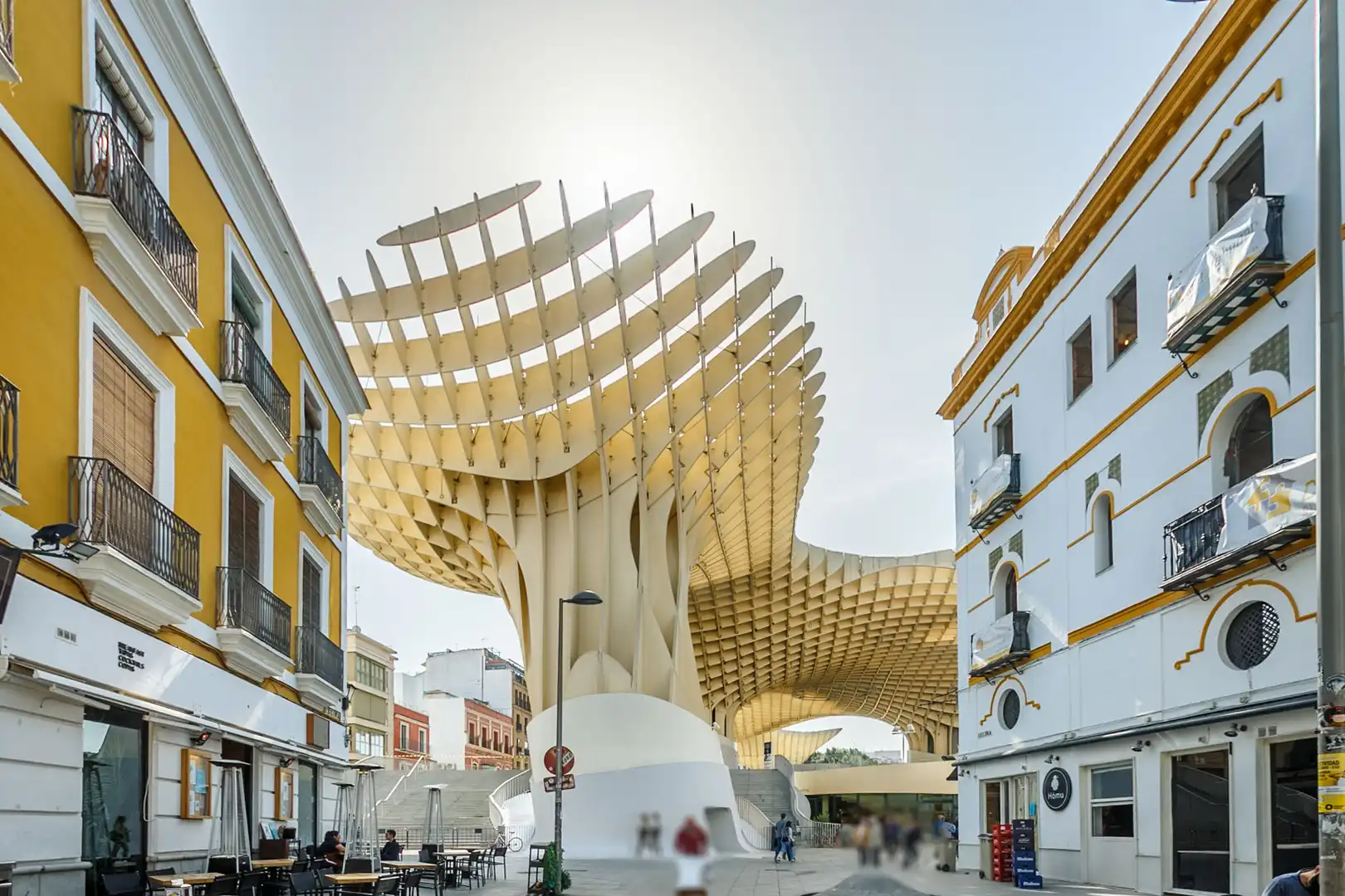 Außenansicht von Geschaftsraum zur Miete in Sevilla mit Klimaanlage und Heizung