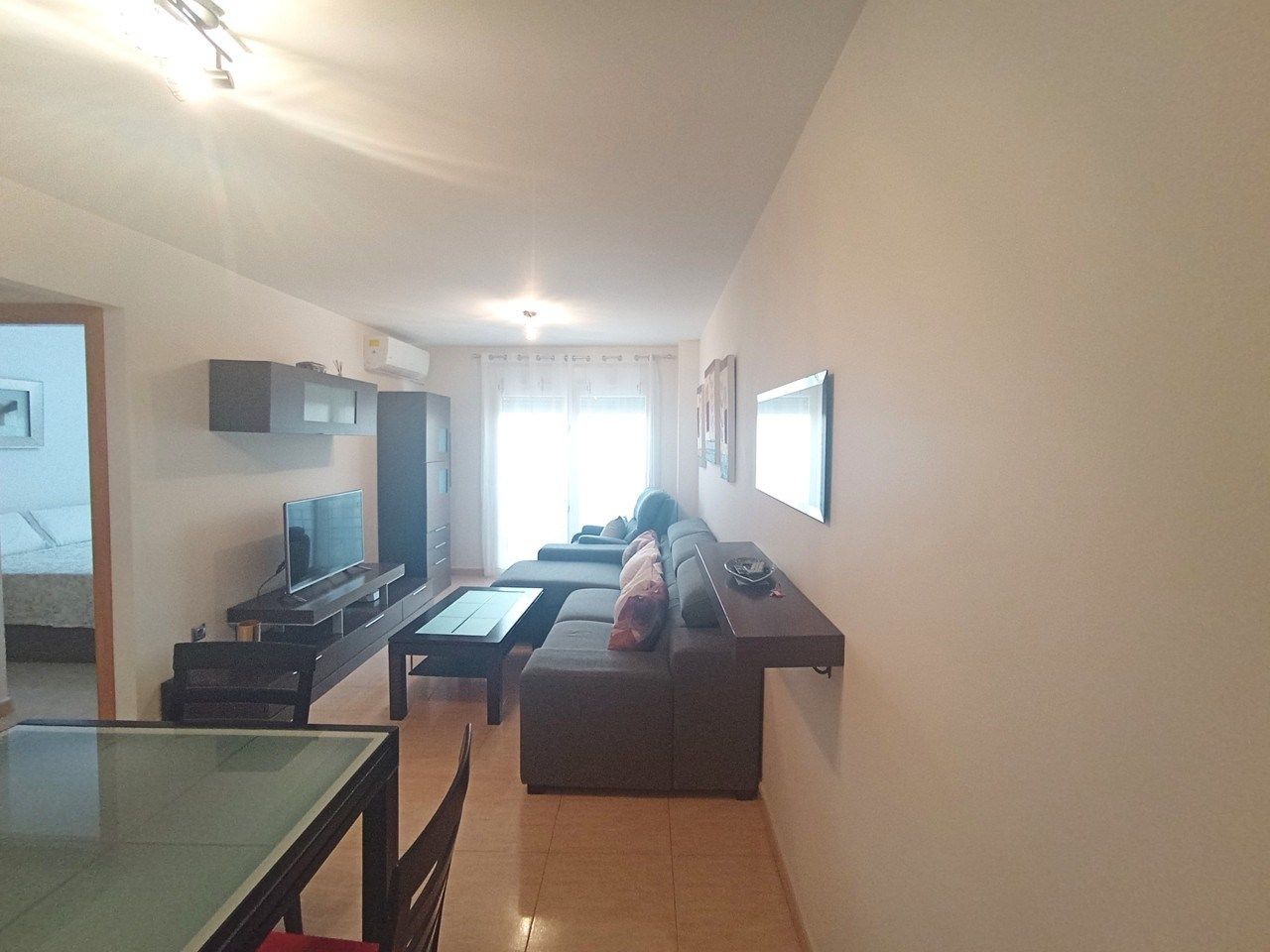 Living room of Flat to rent in Málaga Capital  with Air Conditioner and Furnished