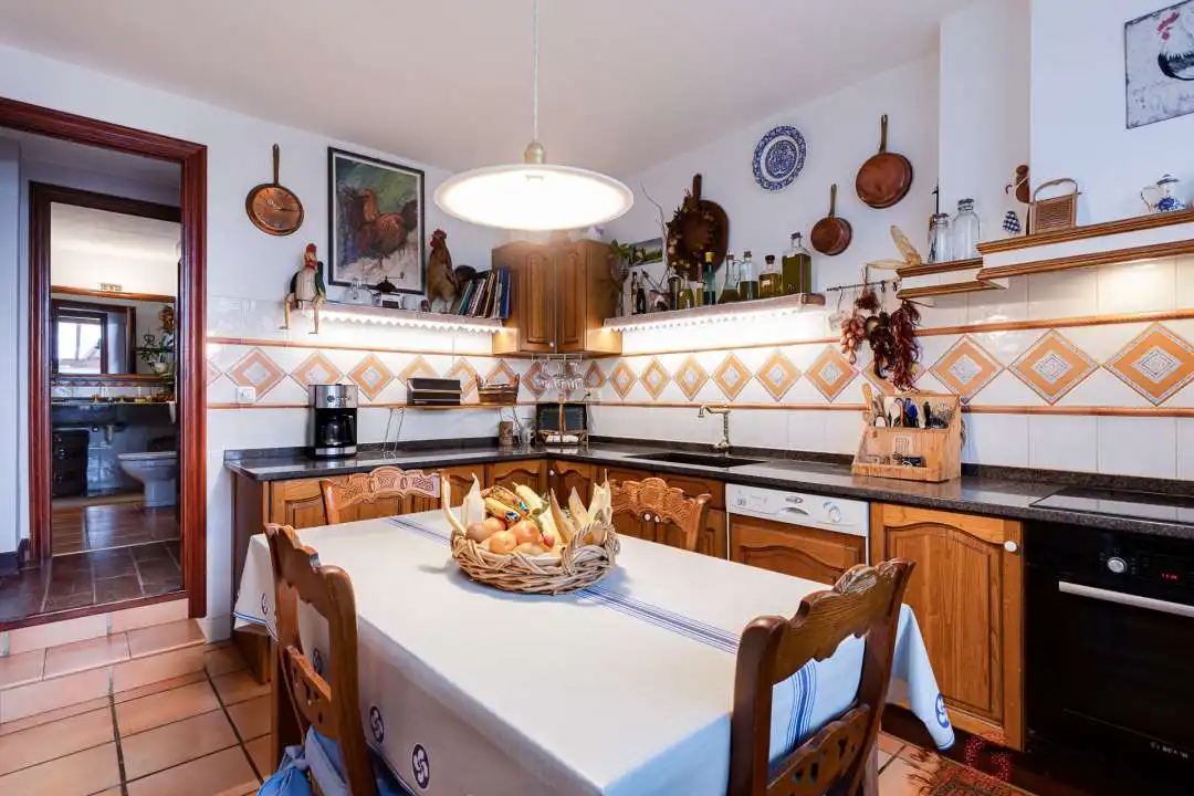 Cuina de Casa adosada en venda en Donostia - San Sebastián  amb Aire condicionat, Calefacció i Jardí privat