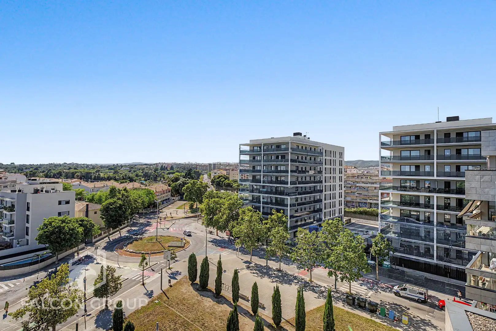 Exterior view of Flat for sale in Vilanova i la Geltrú  with Air Conditioner, Heating and Parquet flooring