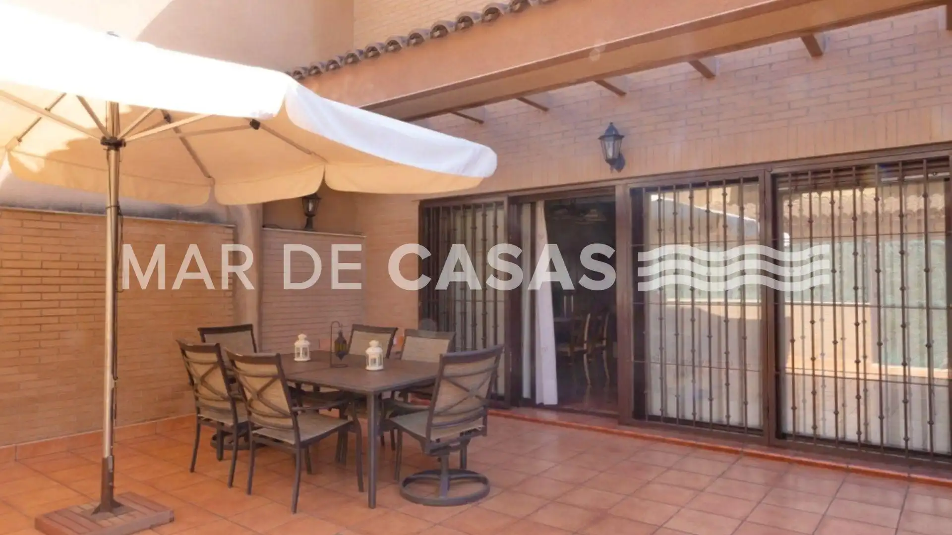 Terrassa de Casa adosada en venda en Sant Joan d'Alacant amb Aire condicionat, Calefacció i Jardí privat