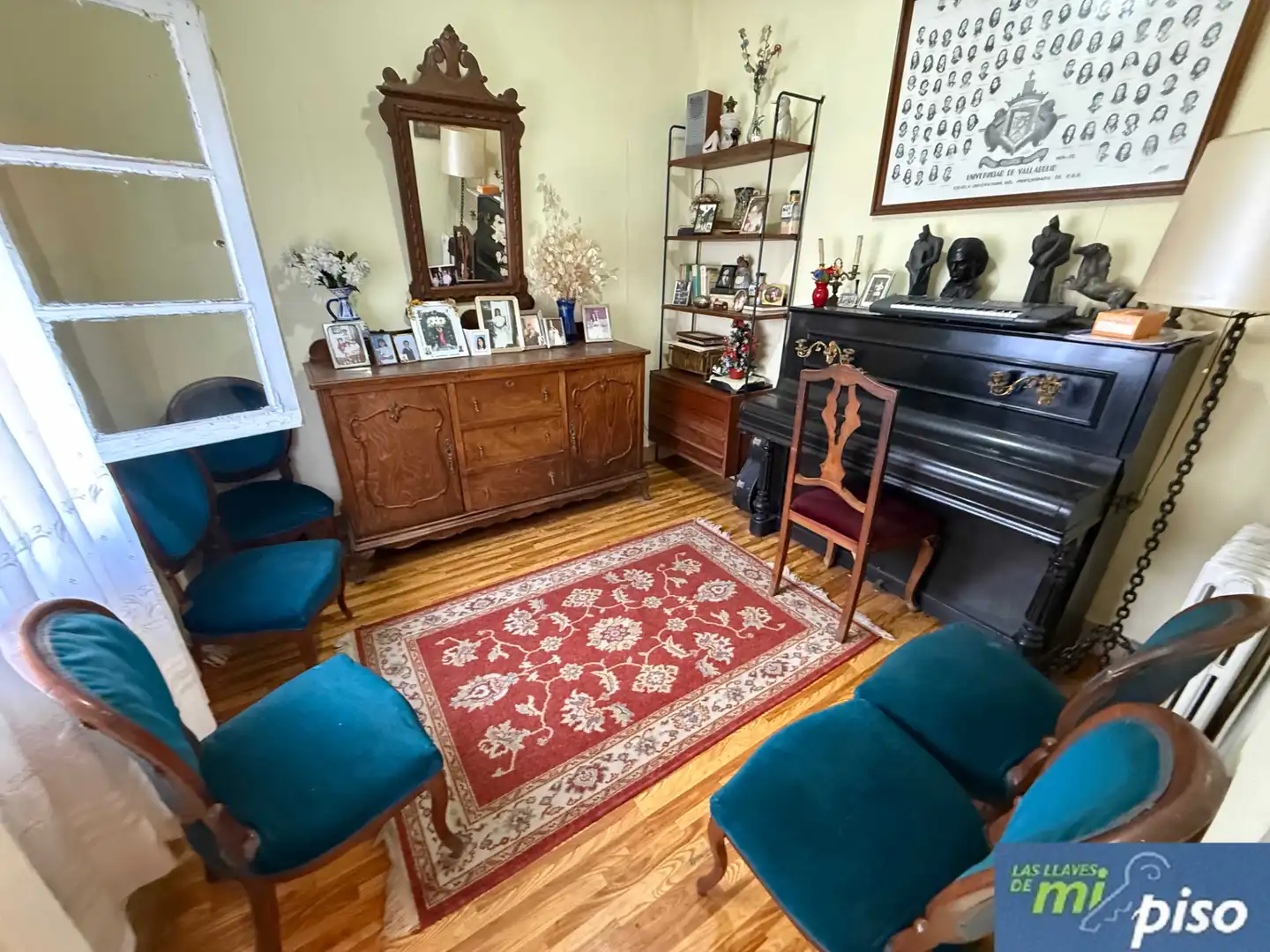 Sala de estar de Casa o chalet en venta en Valladolid con Jardín privado, Parquet y Terraza