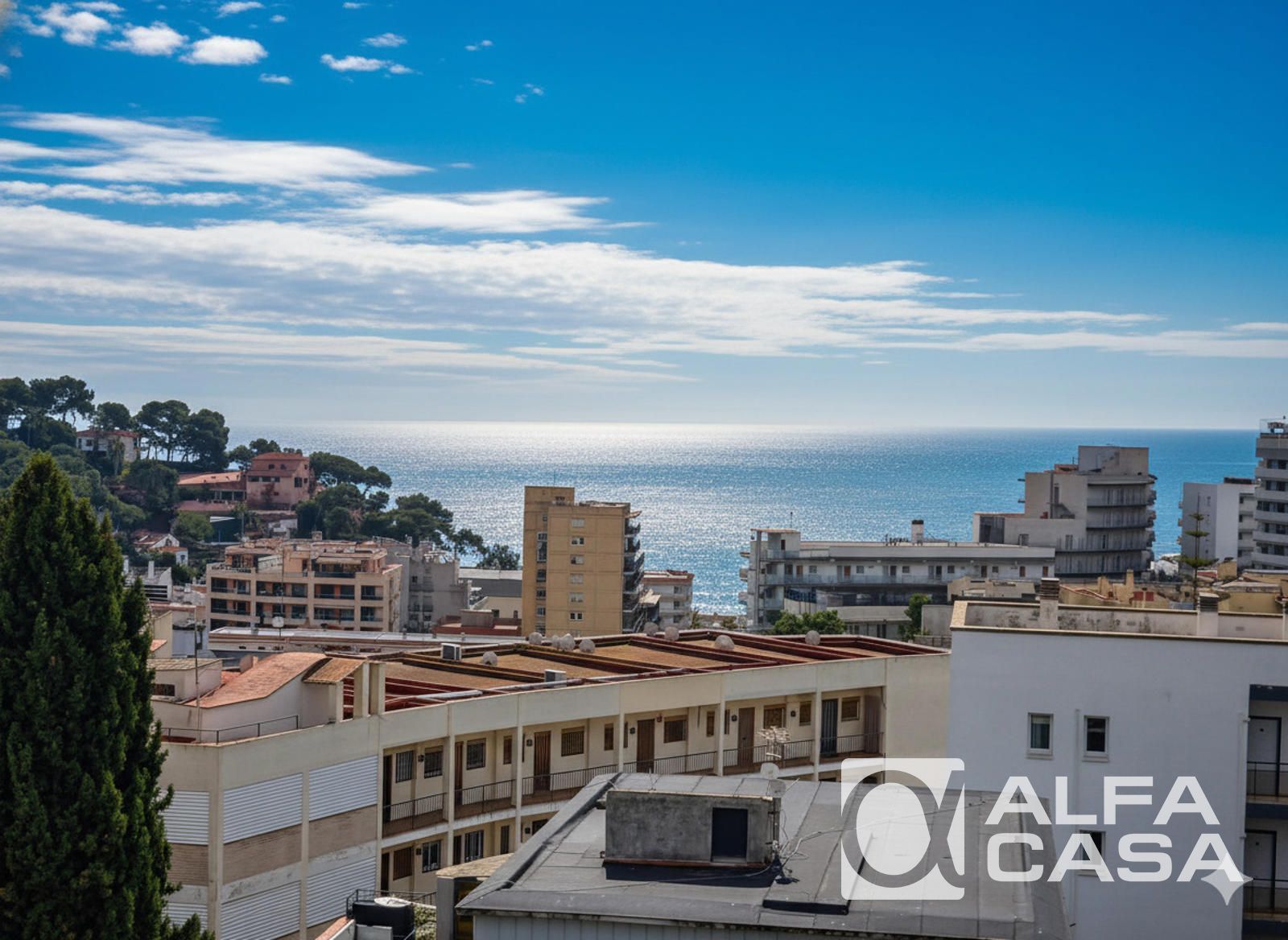 Exterior view of Flat for sale in Lloret de Mar  with Heating, Terrace and Swimming Pool