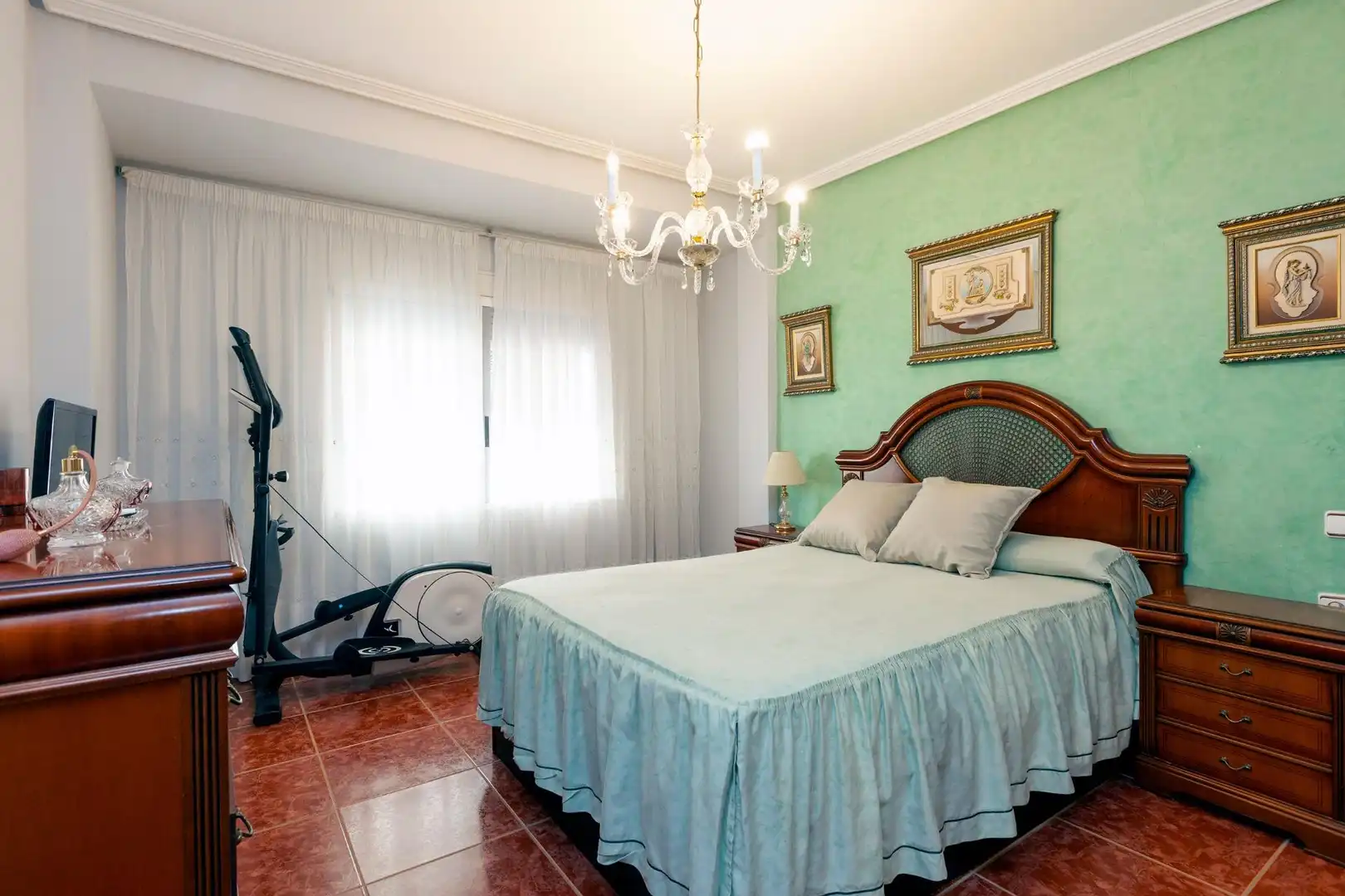 Bedroom of Flat for sale in Alicante / Alacant  with Air Conditioner and Balcony