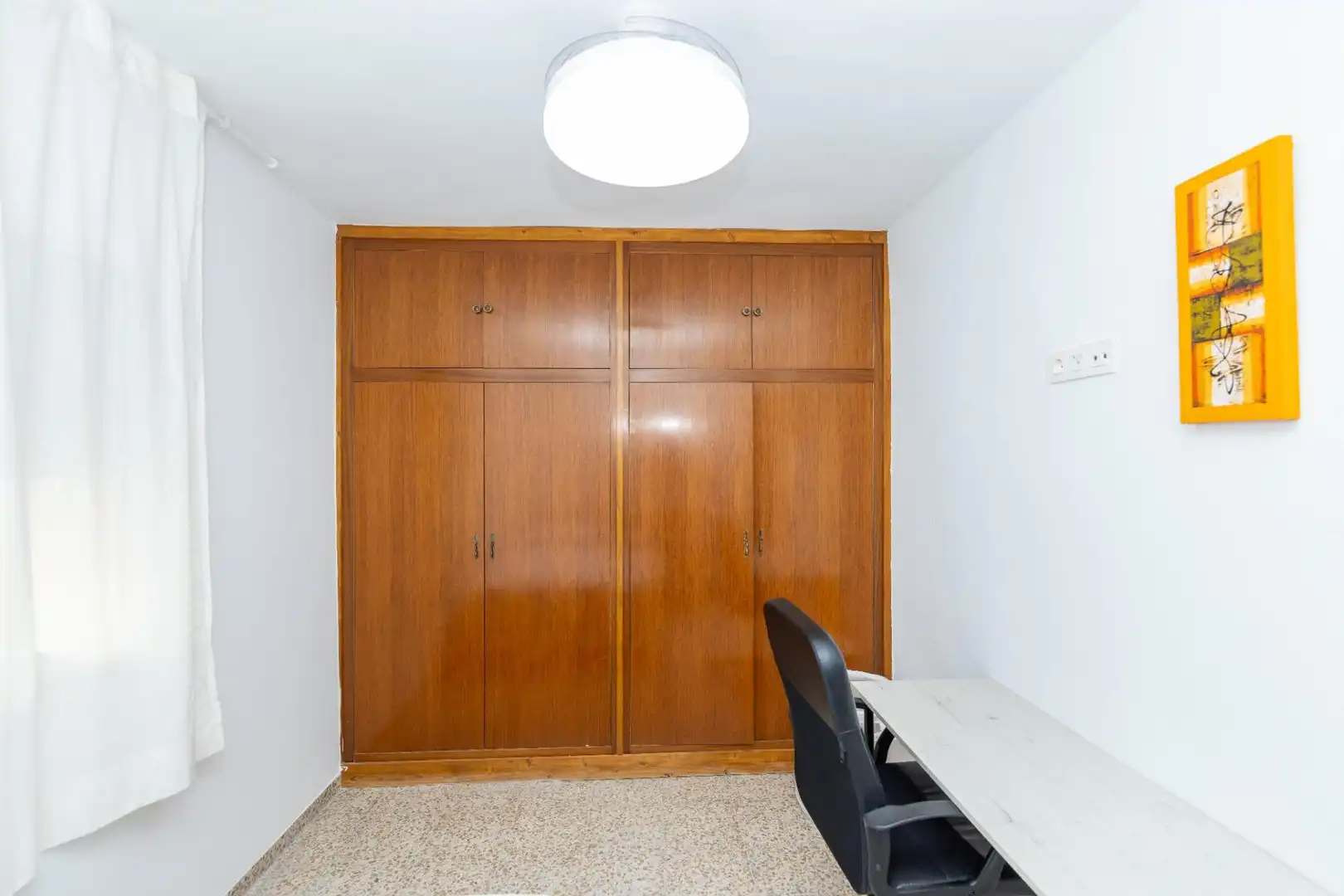 Schlafzimmer von Wohnung zur Miete in Granada mit Klimaanlage, Möbliert und Balkon