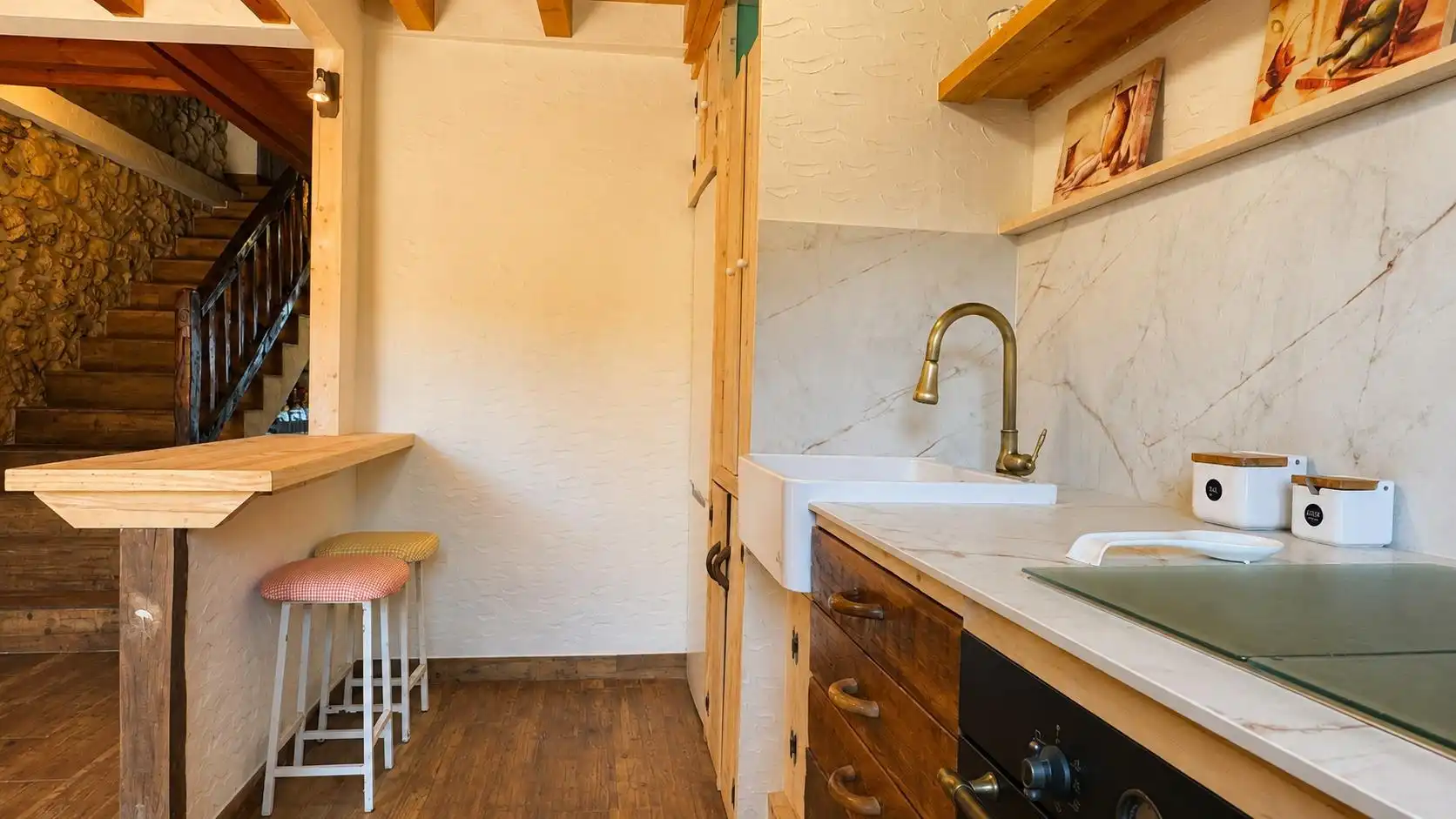 Cocina de Casa o chalet en venta en Comillas (Cantabria) con Calefacción, Jardín privado y Terraza