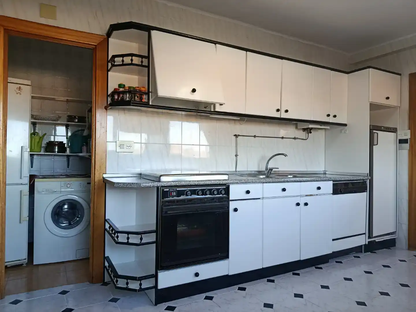 Cocina de Piso en venta en Burgo de Osma - Ciudad de Osma con Aire acondicionado, Parquet y Amueblado