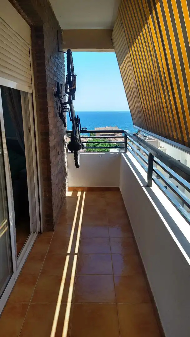 Terraza de Piso de alquiler en Roquetas de Mar con Calefacción, Terraza y Horno