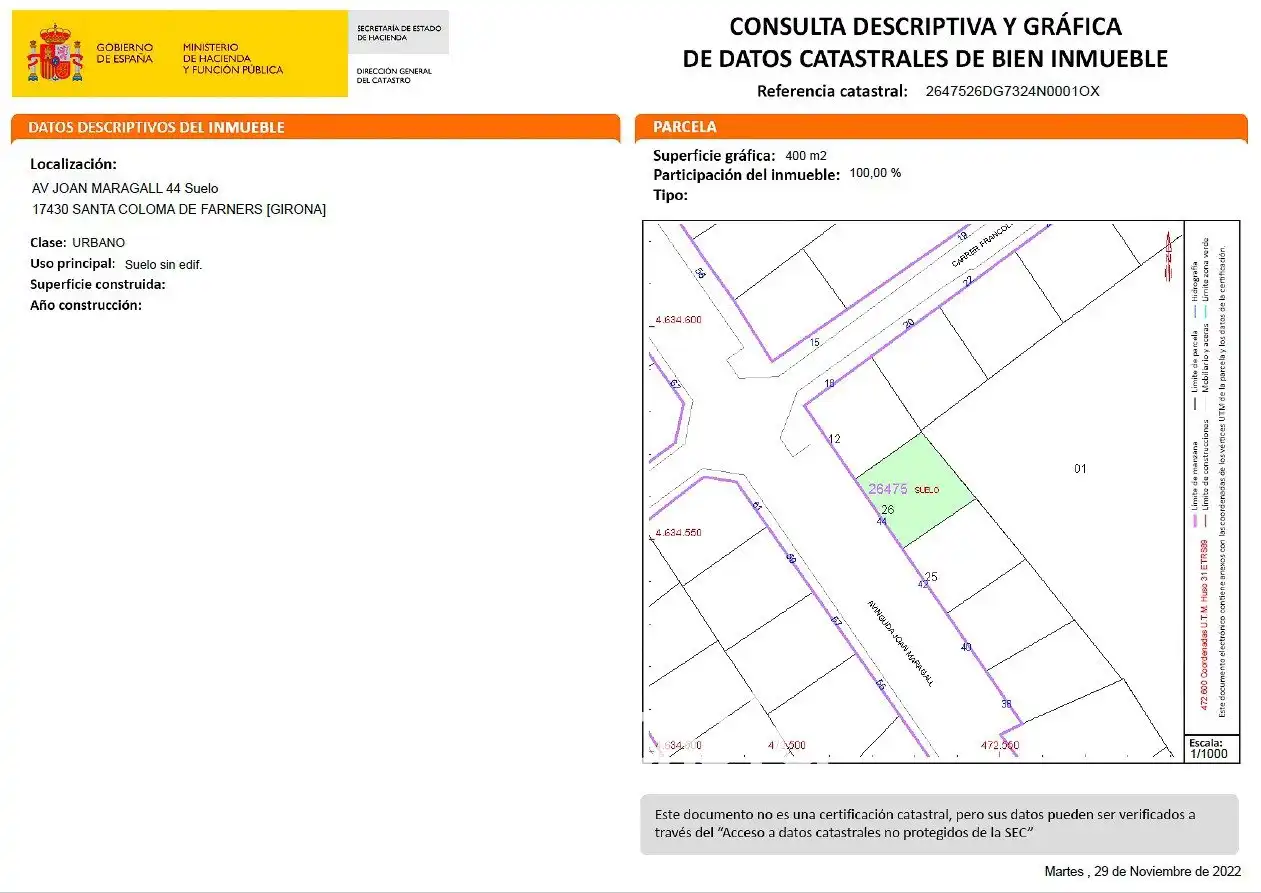 Terreno residencial en venta en Avenida JOAN MARAGALL 44, imagen 11