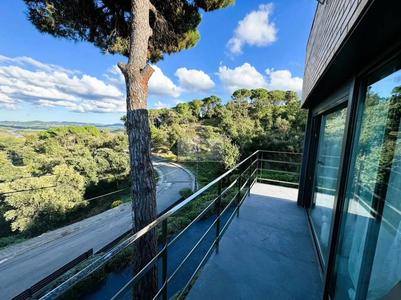 Vista exterior de Casa o xalet en venda en Fogars de la Selva amb Aire condicionat, Calefacció i Jardí privat