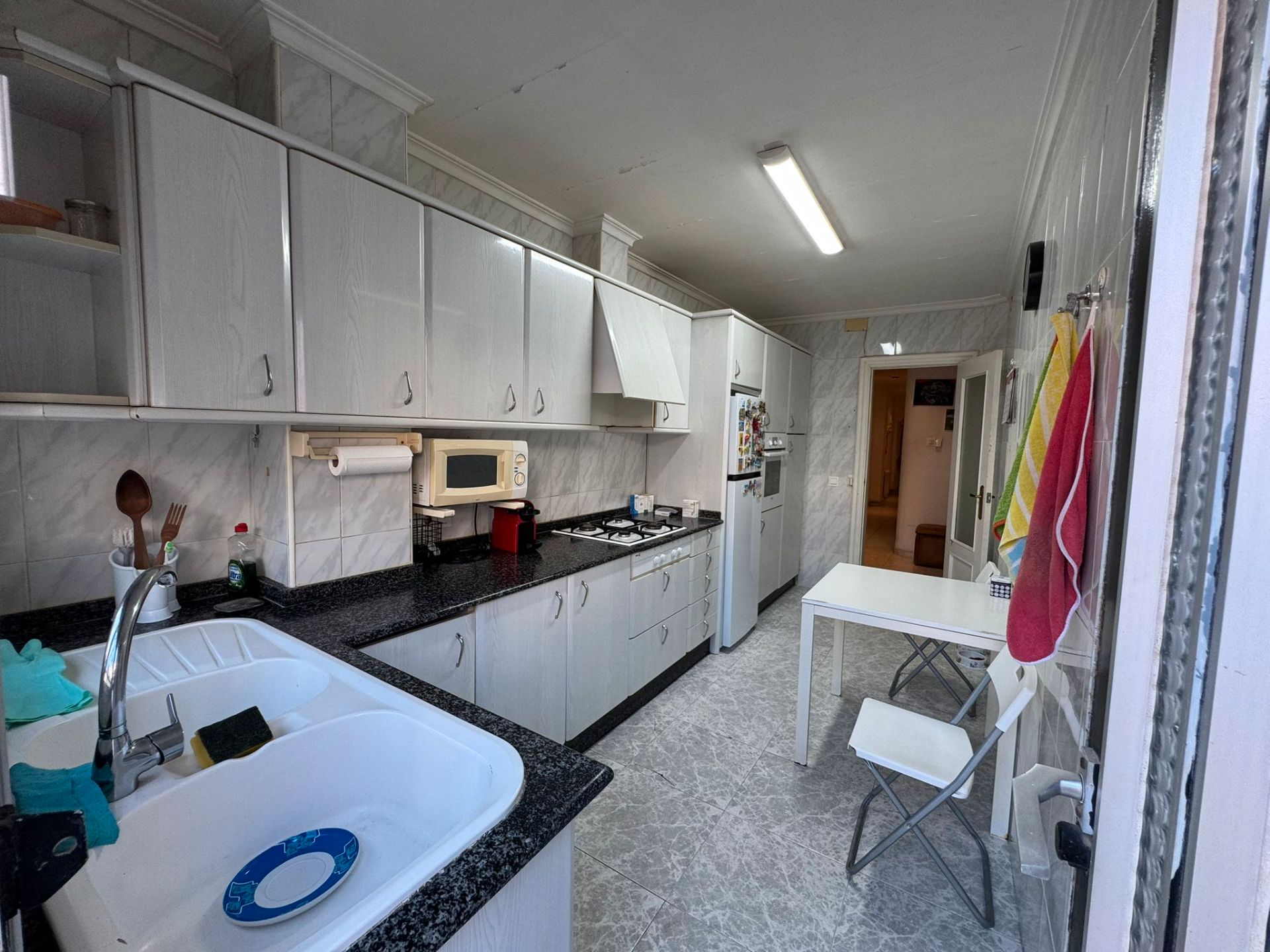 Kitchen of Flat for sale in  Valencia Capital  with Air Conditioner and Terrace