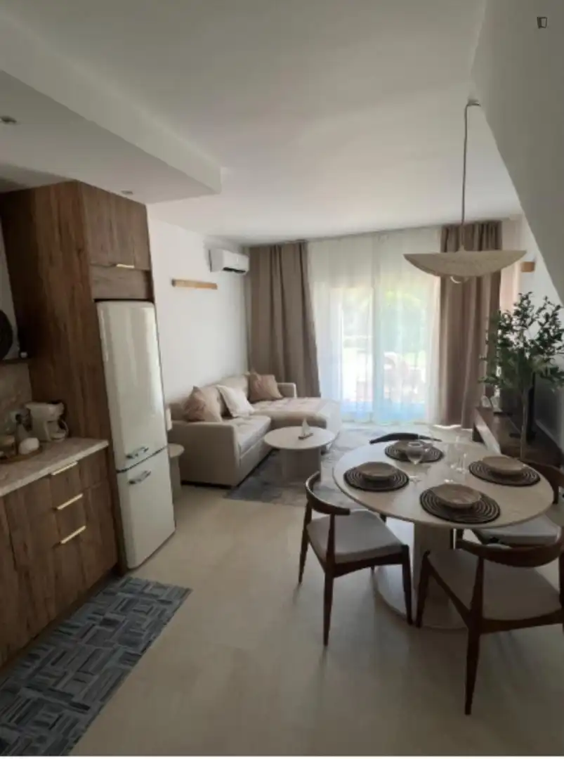 Sala d'estar de Casa o xalet de lloguer en Mijas amb Aire condicionat, Calefacció i Moblat