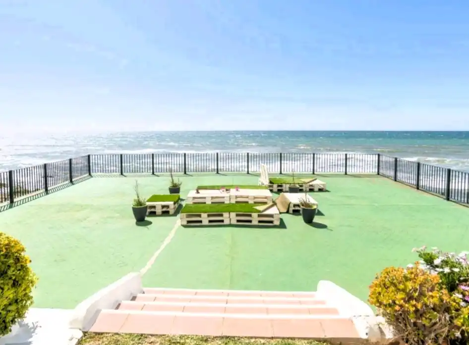 Terraza de Apartamento en venta en Mijas con Aire acondicionado, Trastero y Amueblado
