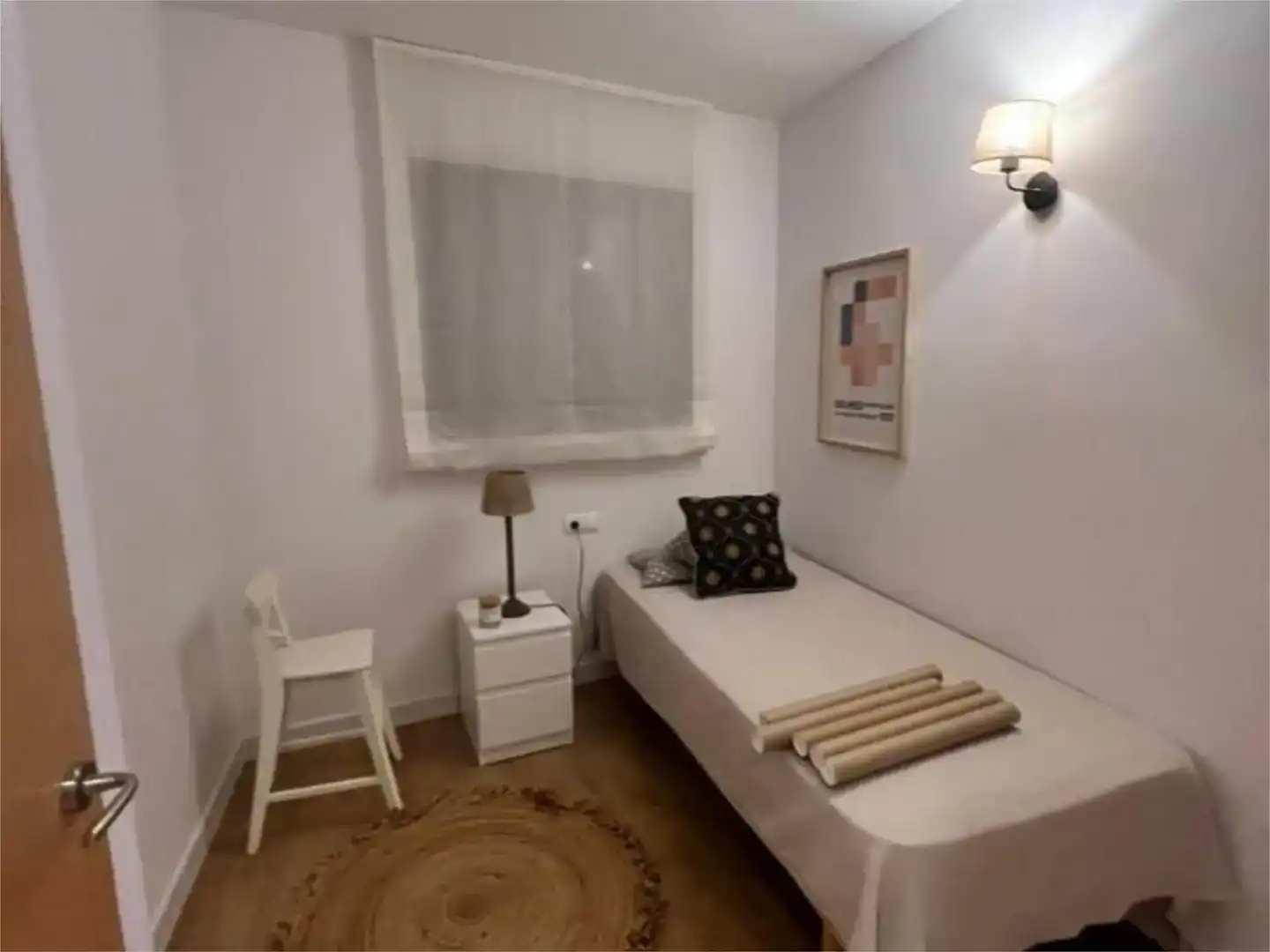 Bedroom of Flat for rent in Alella  with Air Conditioner